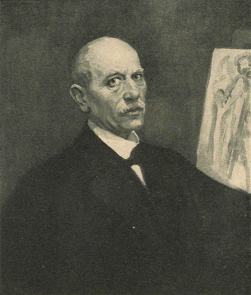 Julius Exter - Selbstbildnis, c. 1912