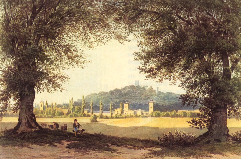 Julius Hennicke - Potsdam, Gut und Kirche Bornstedt und Ruinenberg