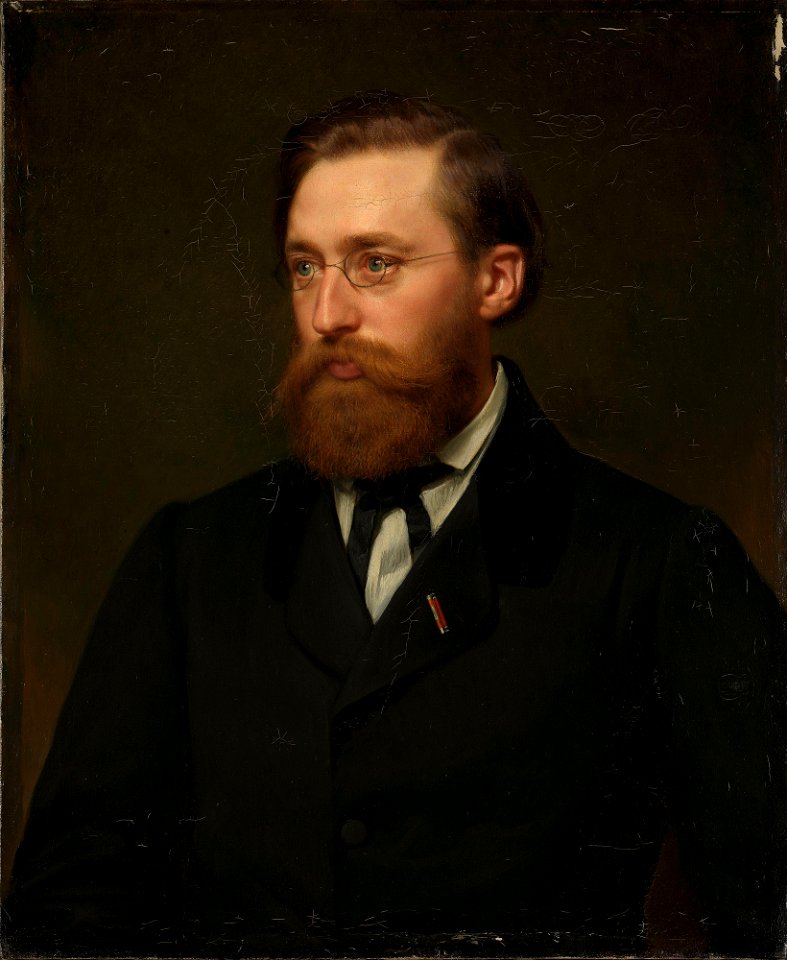 Julius Amatus Roeting - Portrett av Hans Gude - NG.M.04142 - National Museum of Art, Architecture and Design