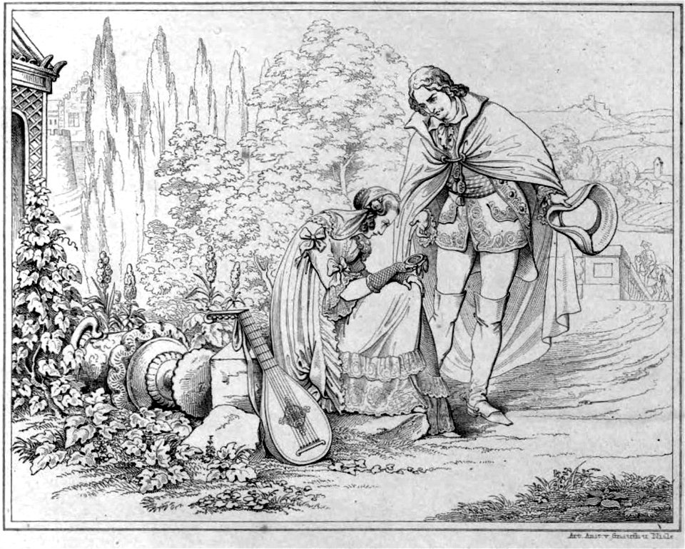 Julius Nisle, Friedrich Schiller, Die Räuber, 4. Akt, 4. Szene