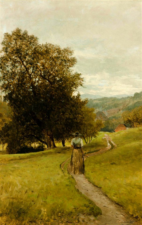 Julius Marak Motiv aus Tirol c1865