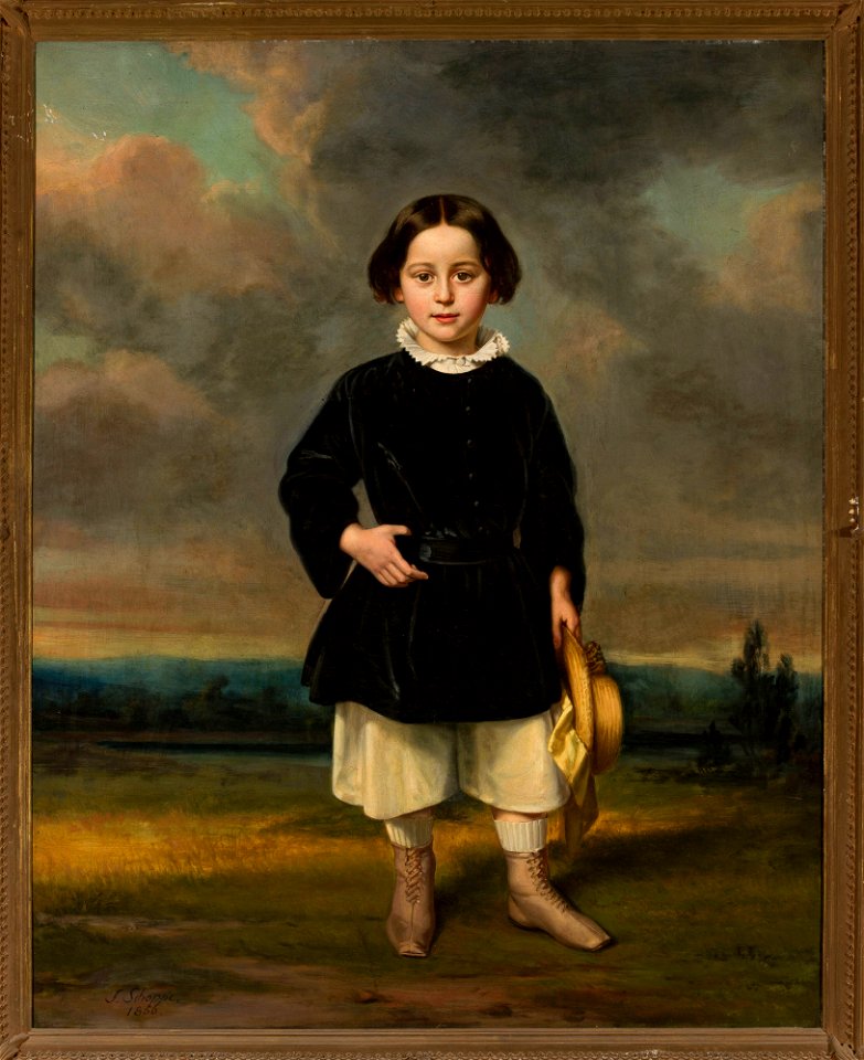 Julius I Schoppe - Portrait of a boy - 186212 MNW - National Museum in Warsaw