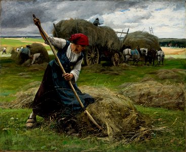 Julien Dupré - Haying Scene - 25-1917 - Saint Louis Art Museum