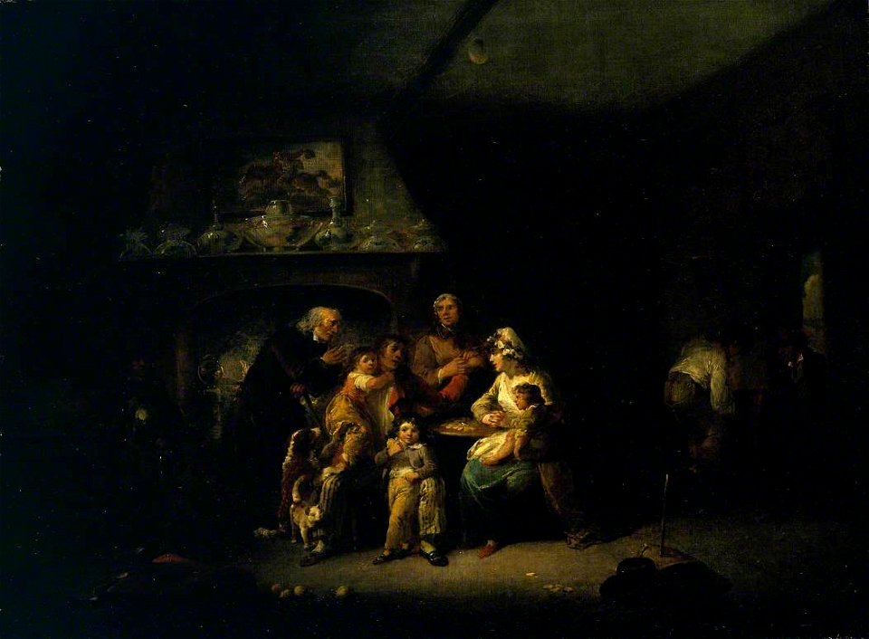 Julius Caesar Ibbetson (1759-1817) - A Married Sailor's Return - N05793 - National Gallery
