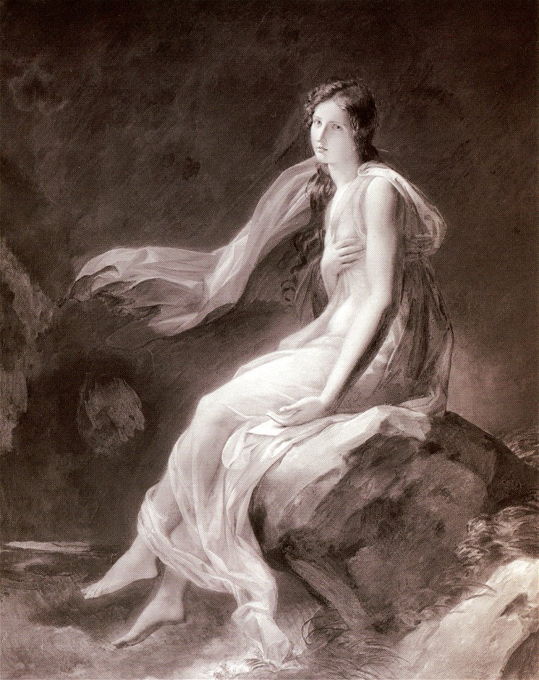 Juliette Récamier, par Jean-Honoré Nicolas Fragonard - 1800