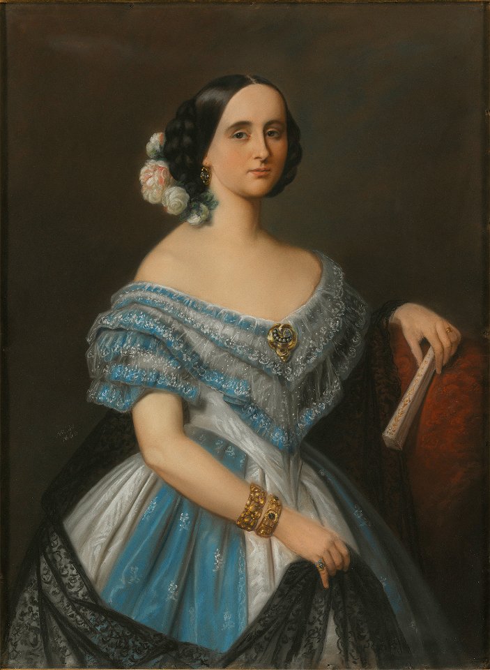 Julie (Julia Mathilda) Berwald, g - Nationalmuseum - 129607