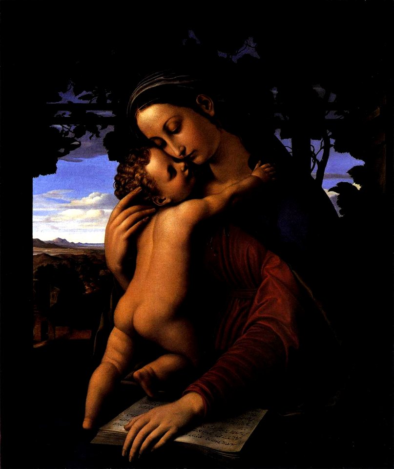 Julius Schnorr von Carolsfeld - Madonna and Child - WGA21014