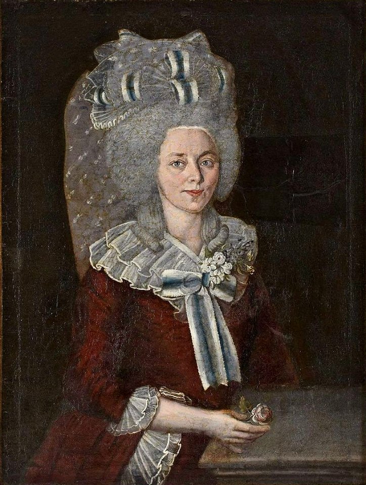 Junge Frau mit Rose