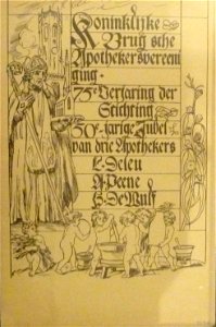 Julius Collen Turner (1947) - Feestmenu van de Brugse apothekersvereniging