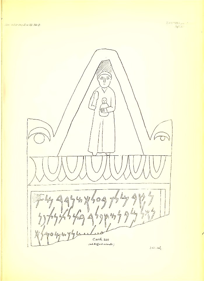 Julius Euting's Punische Steine Table XIV