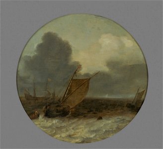 Julius Porcellis - Stormachtige zee - 1676 (OK) - Museum Boijmans Van Beuningen