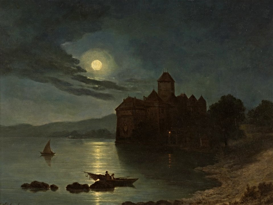 Julius Schlegel - Schloß Chillon - BG-M-SG 5691^92 - Berlinische Galerie