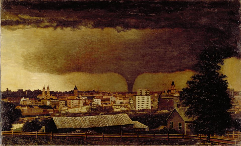 Julius Holm - Tornado over St. Paul - 77.28 - Minneapolis Institute of Arts