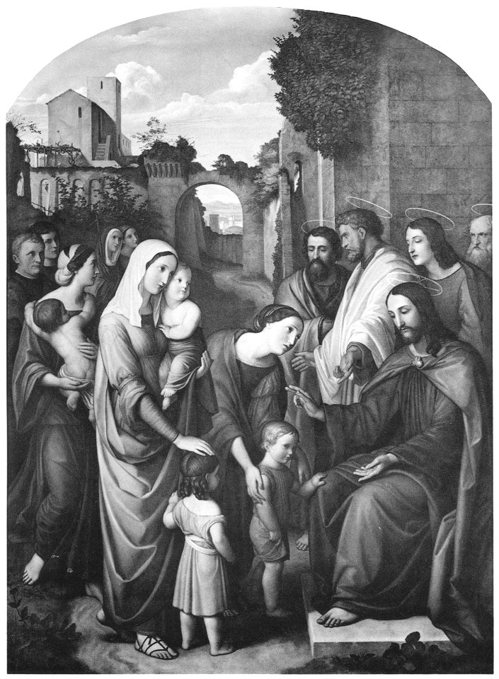 Julius Schnorr von Carolsfeld Christus der Kinderfreund
