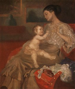 Julius Exter - Mutter und Kind, 1902