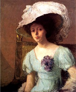 Julien Alden Weir The Blue Gown