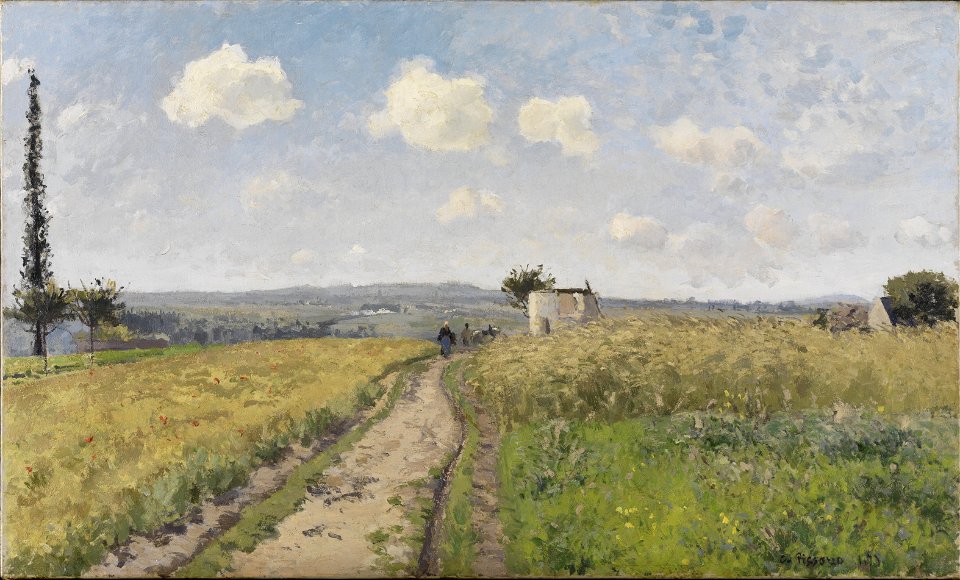 June Morning at Pontoise - Camille Pissarro - Google Cultural Institute