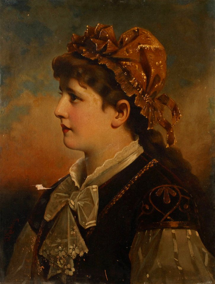 Julius Kahrer Damenporträt