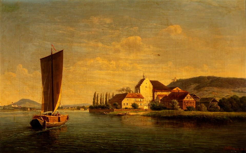 Julius Fiebiger Schloss Oberstaad 1858