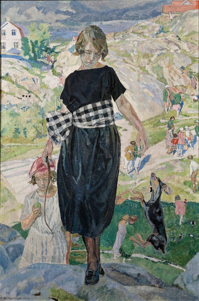 Jumping Dog (Carl Wilhelmson) - Nationalmuseum - 19457