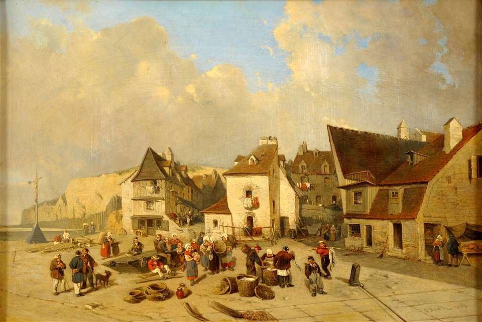 Julius Hinz Ansicht von Dieppe