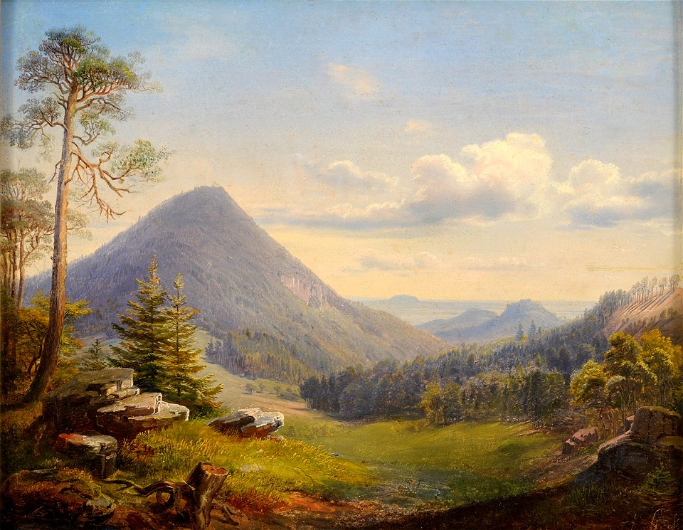 Julius Theodor Gruss Gebirgslandschaft