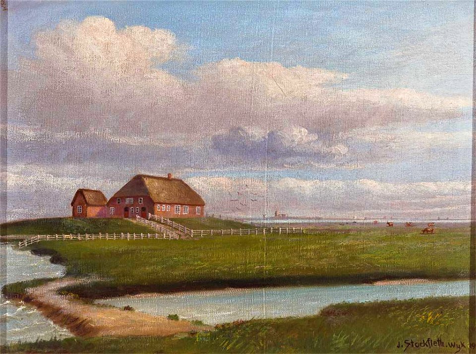 Julius Stockfleth Hallig Langeneß Peterswarf 1919
