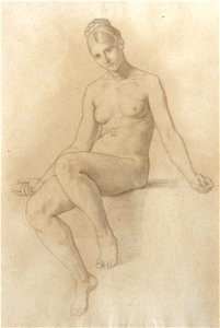 Julius Schnorr von Carolsfeld - Female Nude - Google Art Project