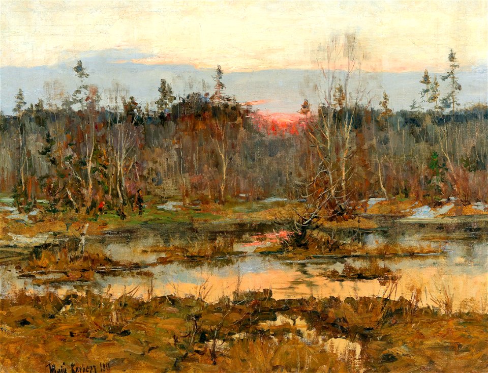 Julius von Klever - On a hunt
