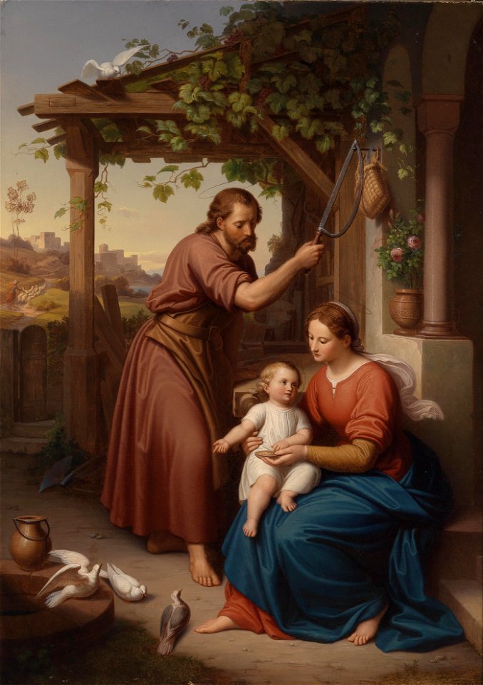 Julius Frank Maria und Josef mit dem Jesusknaben