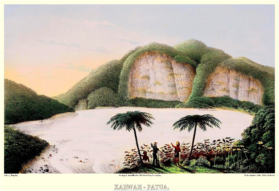 Junghuhn See Kawah Patua auf Java