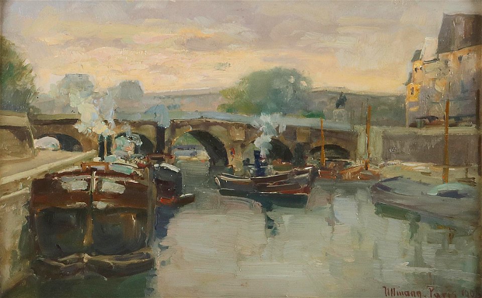 Julius Ullmann Paris Pont-Neuf 1905