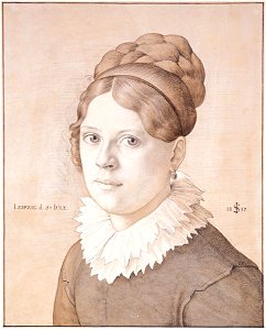 Julius Schnorr von Carolsfeld - Portrait of Henriette Schnorr von Carolsfeld, 1817 - Google Art Project