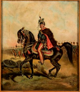 Juliusz Kossak - Prince Józef Poniatowski on the “Szuma” mare from Sanguszka stud farm - MP 3559 MNW - National Museum in Warsaw
