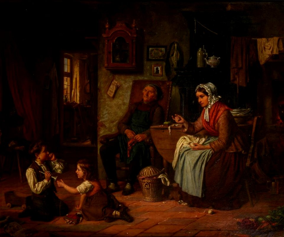 Julius Weyde Großpapa schläft