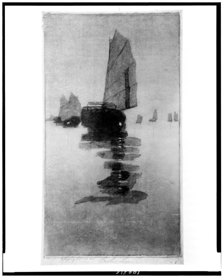 Junks in inland sea) - Bertha Lum LCCN90712802