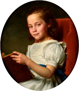 Julius Roeting Lesendes Mädchen
