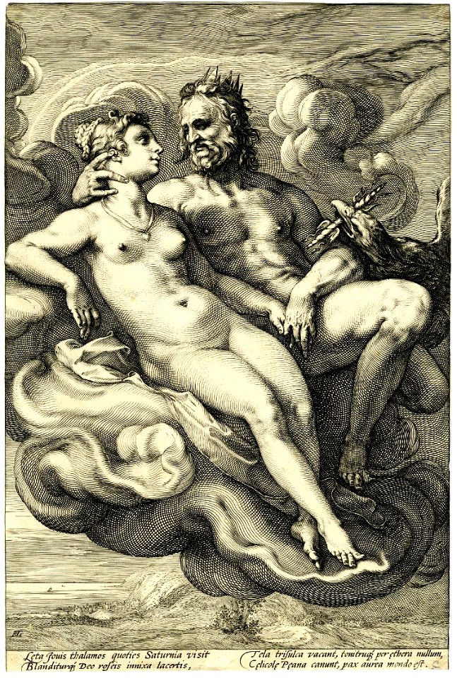 Jupiter and Juno - Hendrik Goltzius