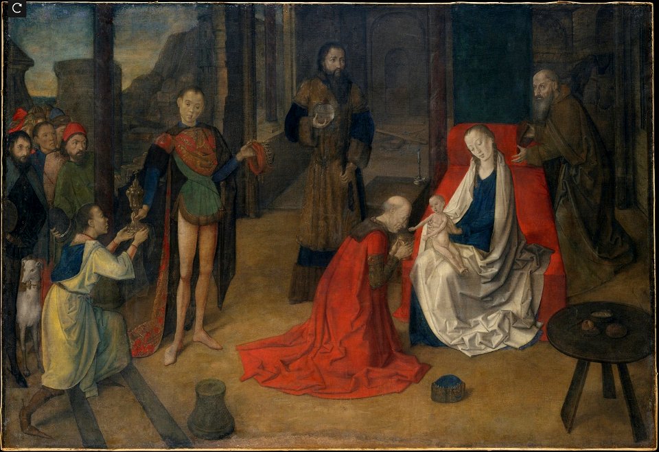 Justus van Gent - The Adoration of the Magi