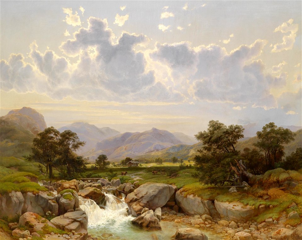 Julius Rose Landschaft bei Abtenau