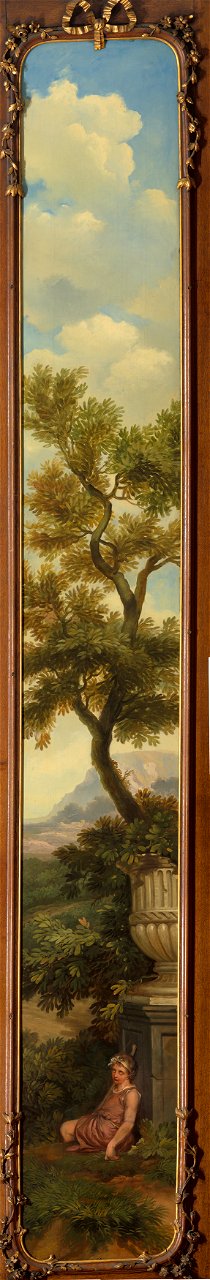 Jurriaan Andriessen - Arcadisch landschap met een slapende jongen onder een boom - SK-A-4854-D - Rijksmuseum