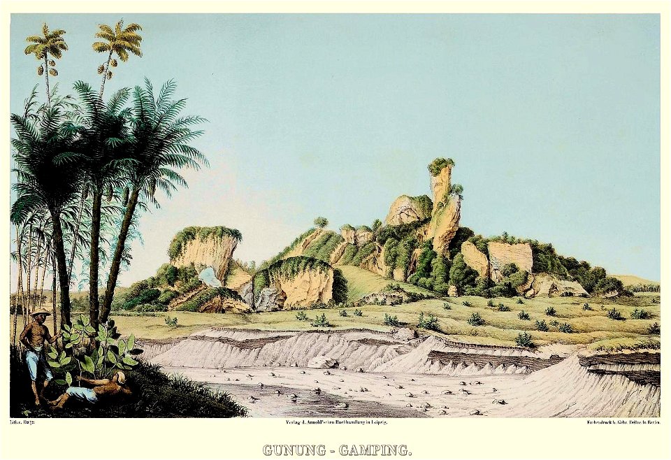 Junghuhn Gunung Gamping bei Jogyakarta