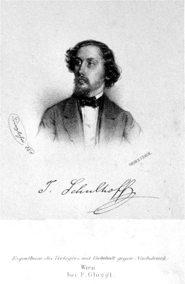 Julius Schulhoff 2 Litho
