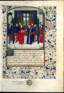 Justification de la France contre l'Angleterre - KBR Ms9469 f1 (conférence de diplomates)