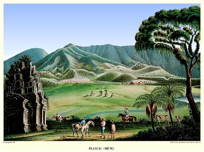 Junghuhn Dieng-Plateau in Zentral-Java. Free illustration for personal and commercial use.