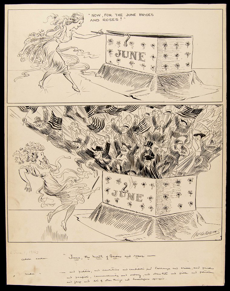 June, the month of brides and roses, June 1, 1916 (NBY 5481)