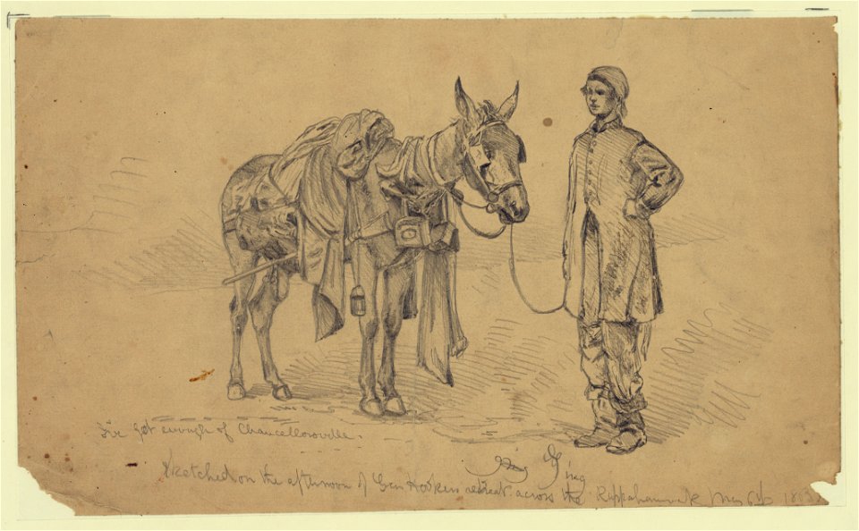 Just from Chancellorsville. An amateur quartermaster LCCN2004661494