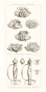 Juste-Aurèle Meissonnier - Gardes d'Epées d'or pour les presens du marriage du Roy en 1725 (Gilt Sword Handle in Honor of the K... - Google Art Project