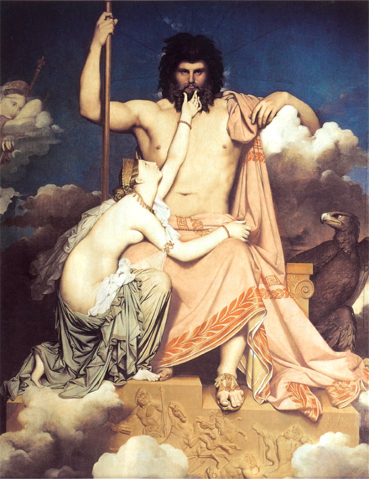Jupiter et Thetis Ingres 1812