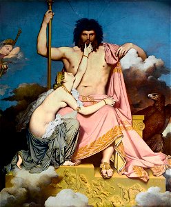 Jupiter et Thétis - Ingres, 1811